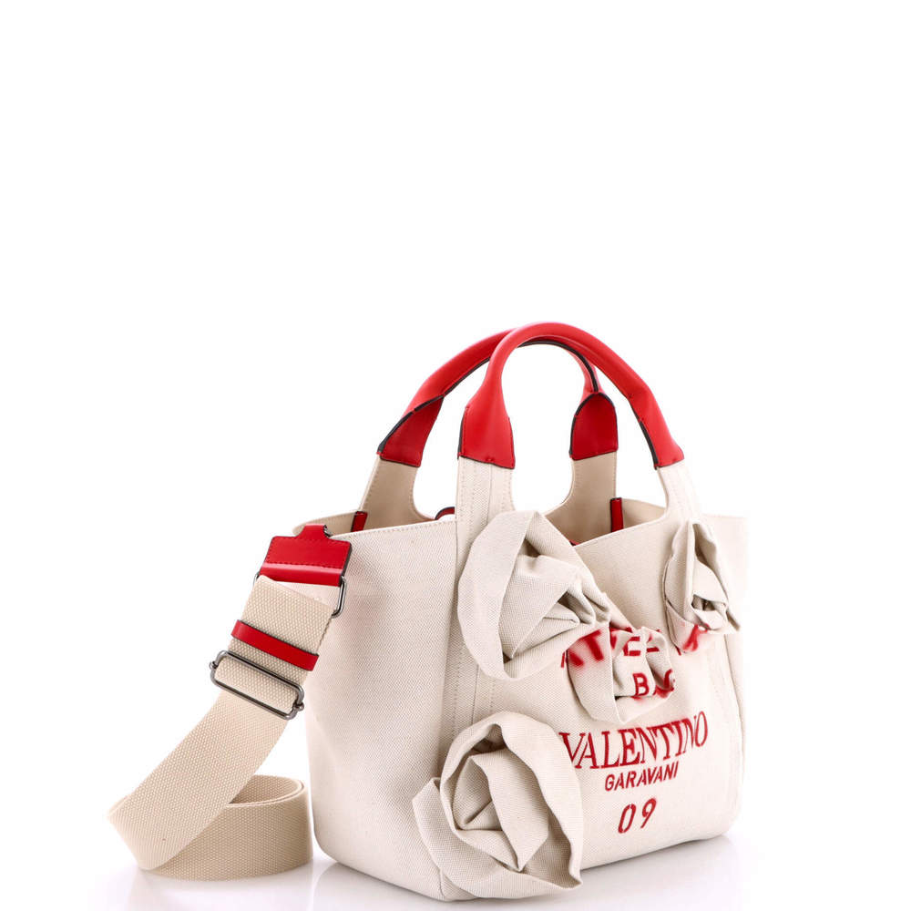 Valentino Garavani Medium Rose Blossom Atelier Bag Canvas - Picture 3 of 6